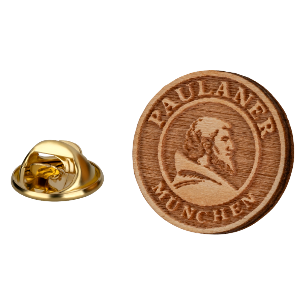 Paulaner Holz Pin